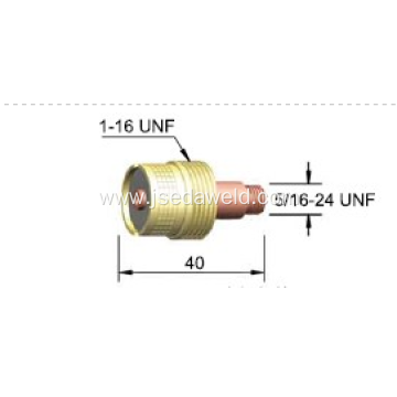 Large Stubby Gas Lens WP-9 WP-20